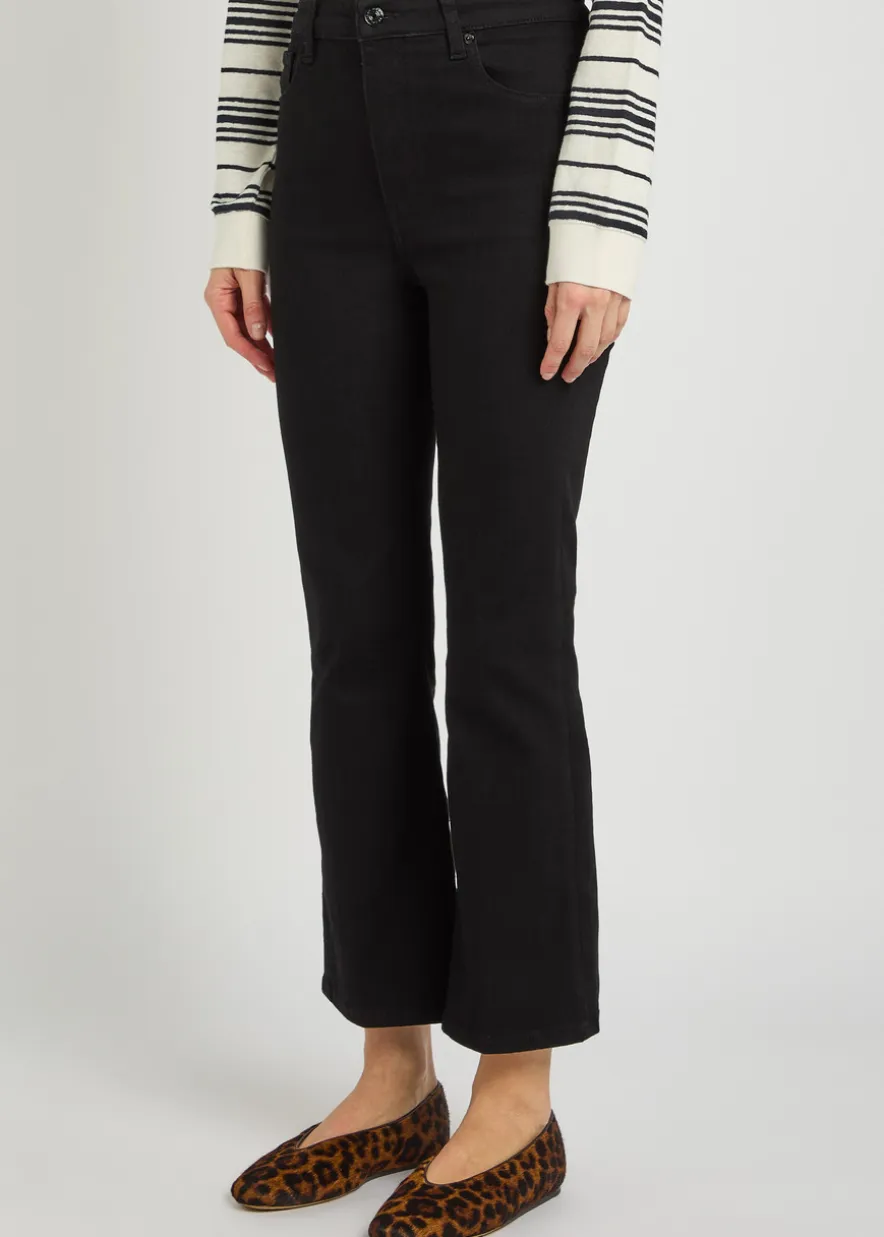 The Reboot Crop boot-leg jeans