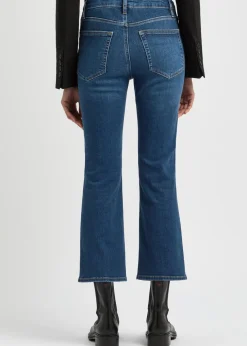 The Reboot Crop boot-leg jeans