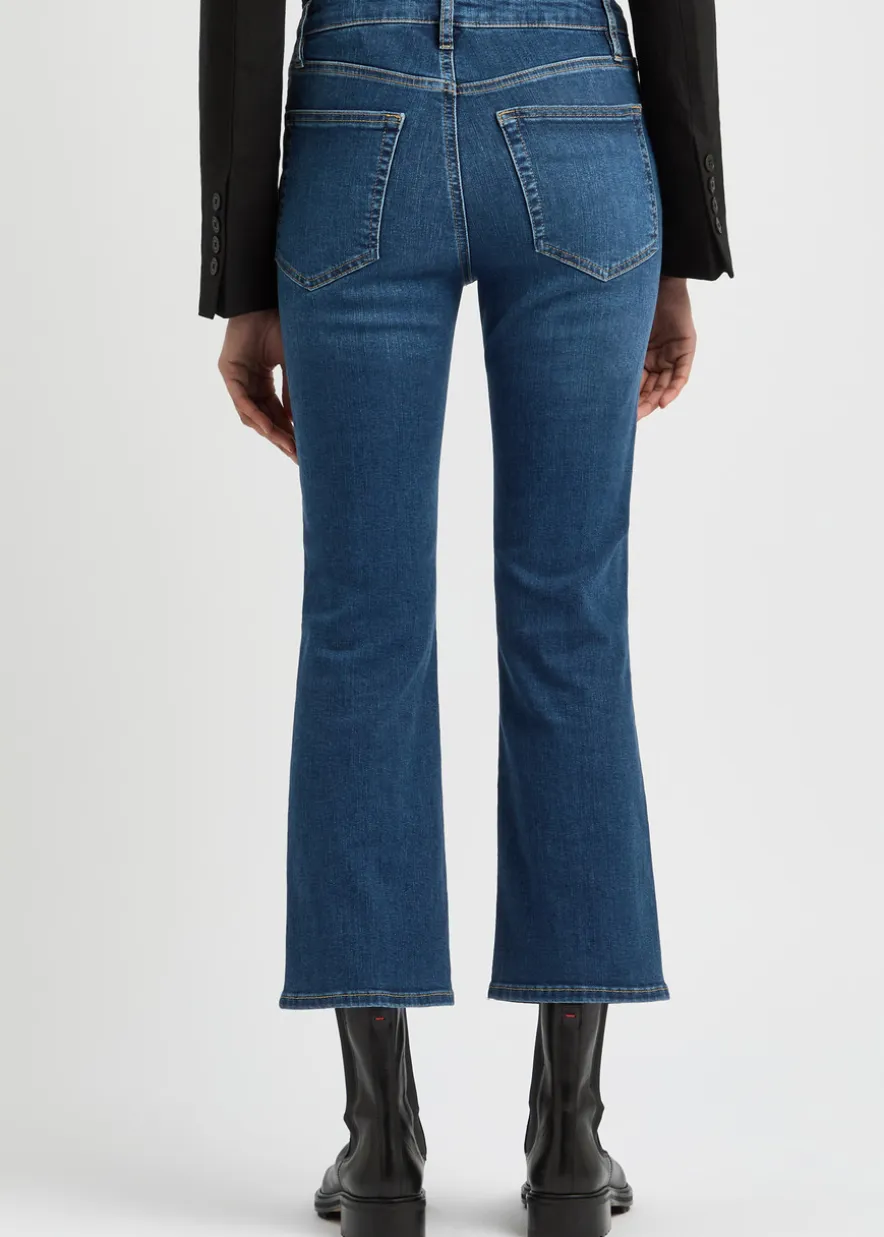The Reboot Crop boot-leg jeans