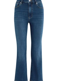 The Reboot Crop boot-leg jeans