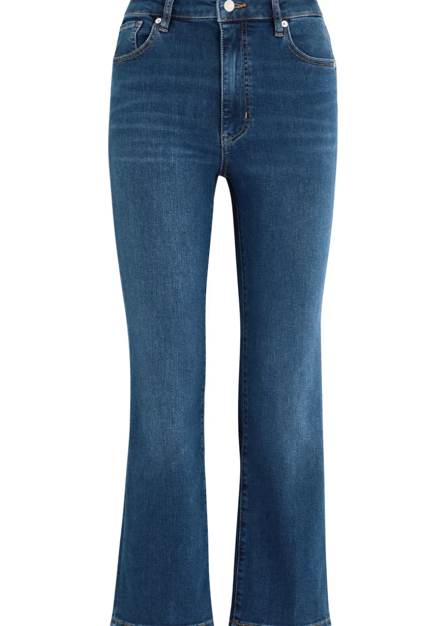 The Reboot Crop boot-leg jeans