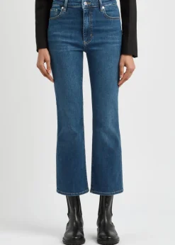 The Reboot Crop boot-leg jeans