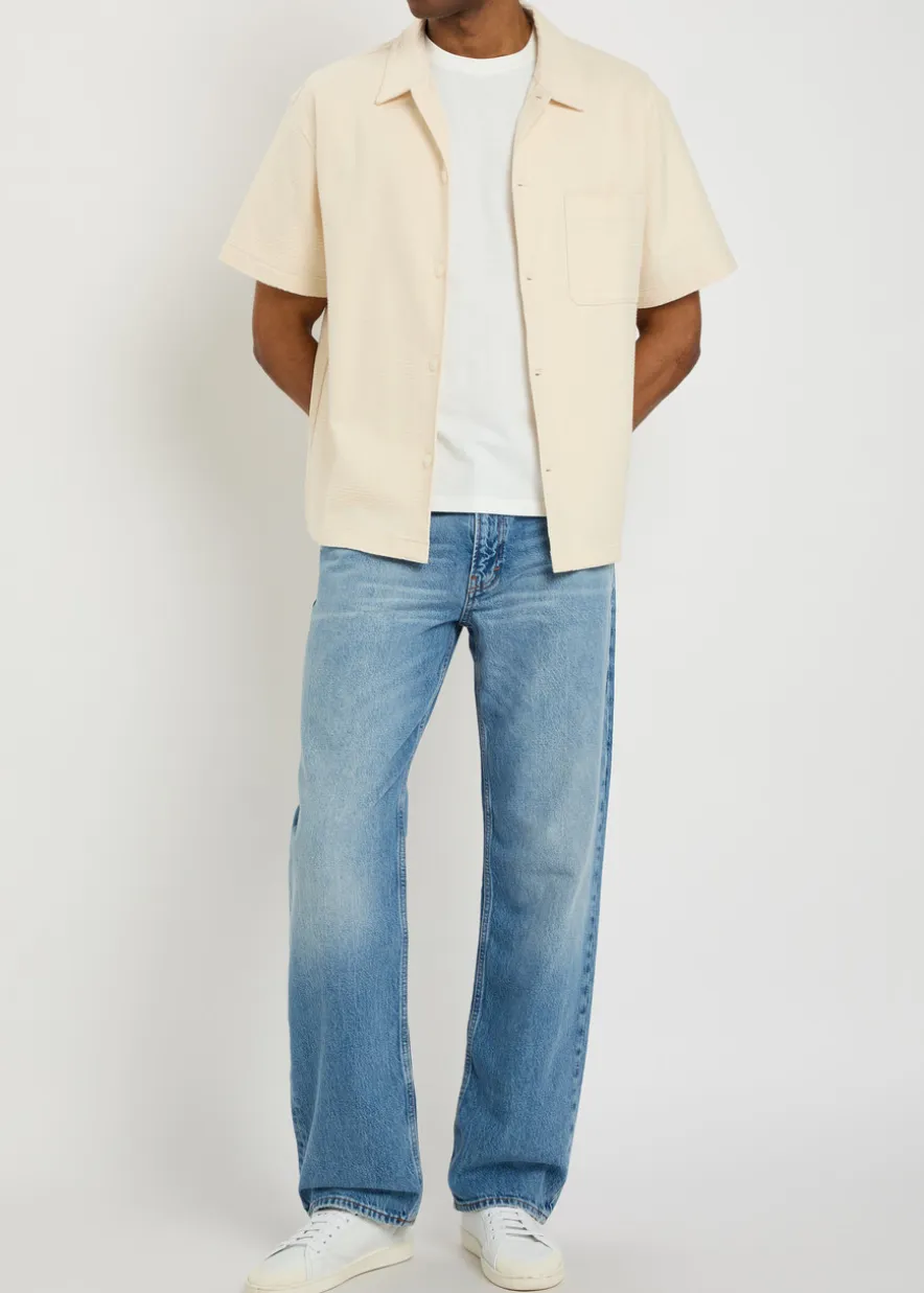 The Relaxed straight-leg jeans