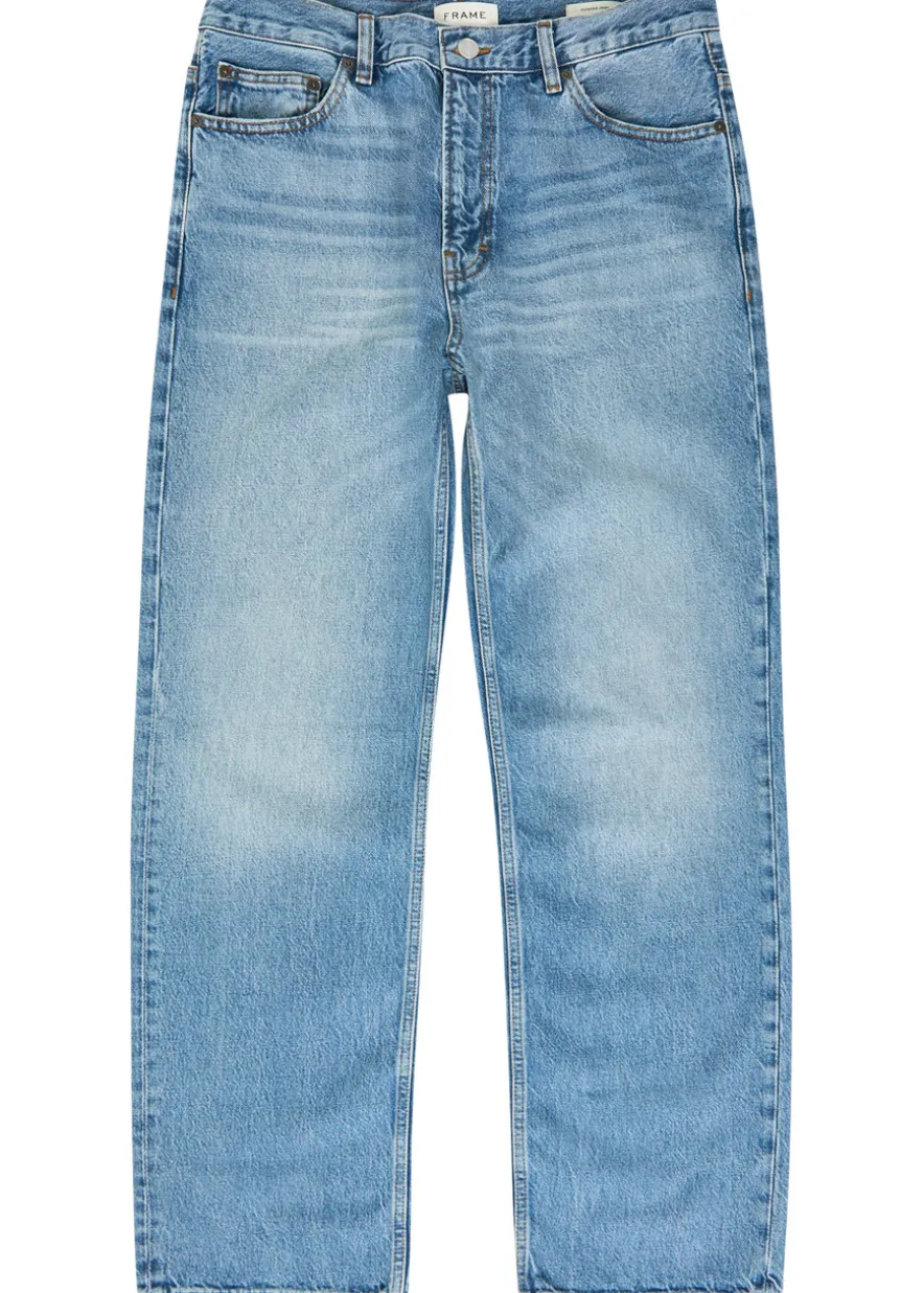 The Relaxed straight-leg jeans
