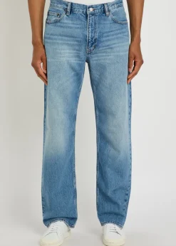The Relaxed straight-leg jeans