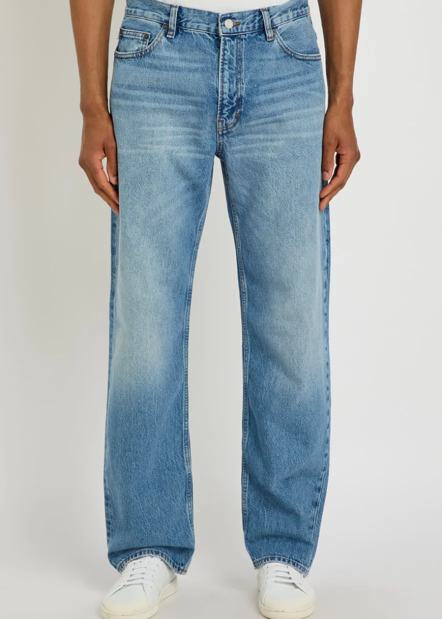 The Relaxed straight-leg jeans