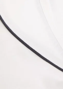 The Ringer pipe-trim cotton tank top