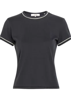 The Ringer pipe-trim cotton T-shirt