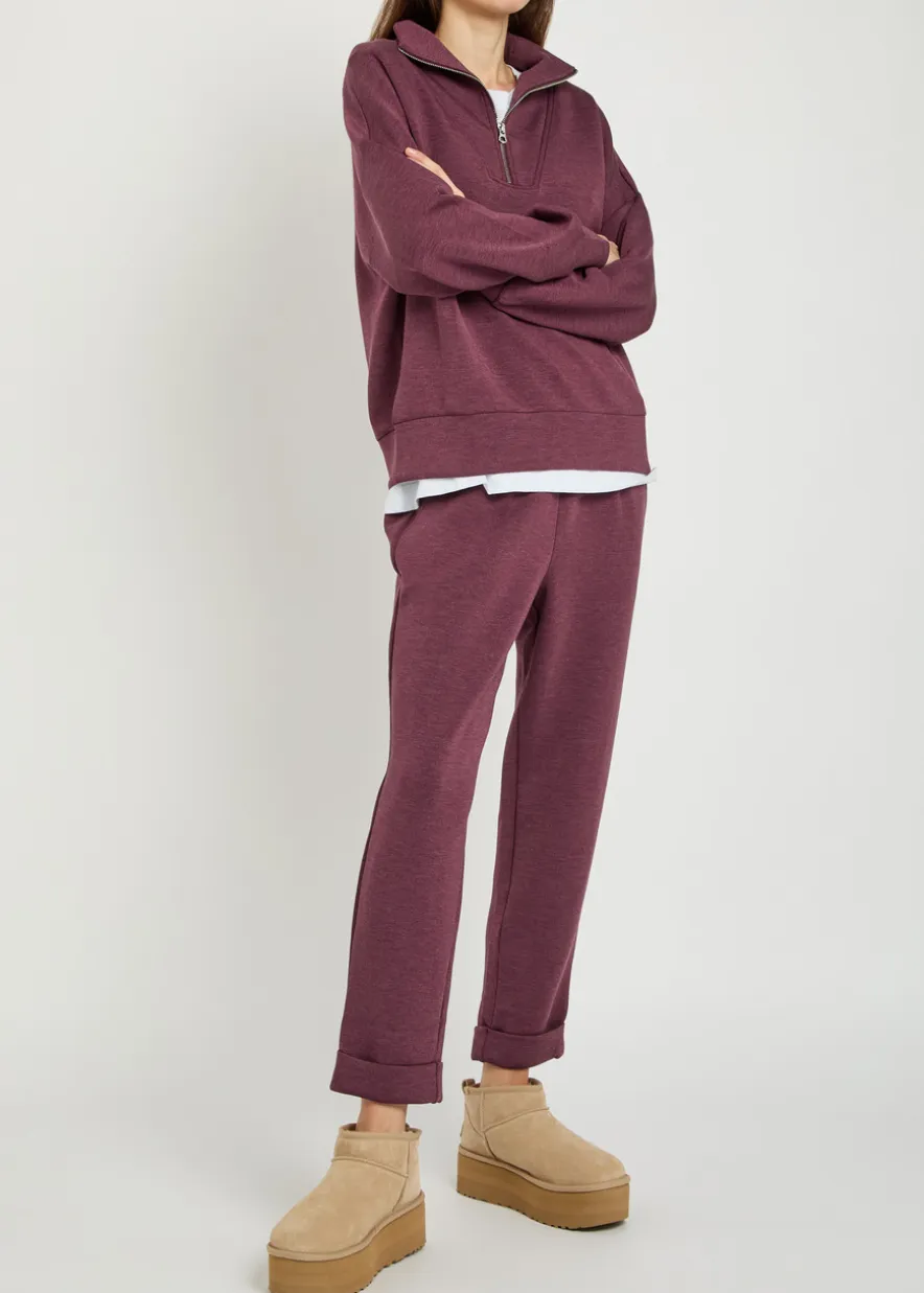 The Rolled Cuff Pant 25in stretch-jersey sweatpants