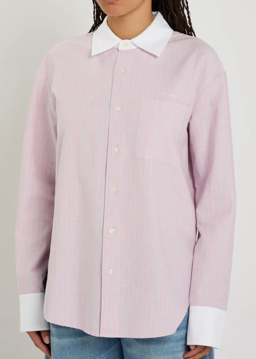 The Room Frenchie striped cotton shirt