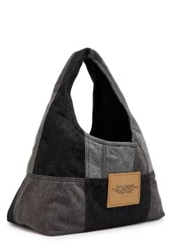 The Sack patchwork denim shoulder bag