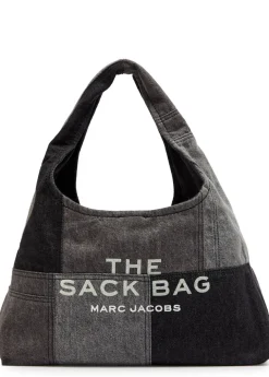 The Sack patchwork denim shoulder bag