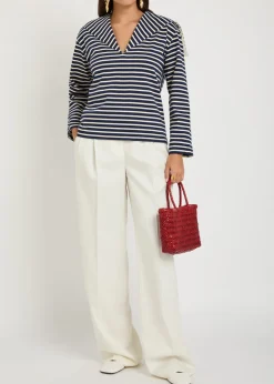 The Seaman striped cotton top