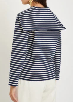 The Seaman striped cotton top