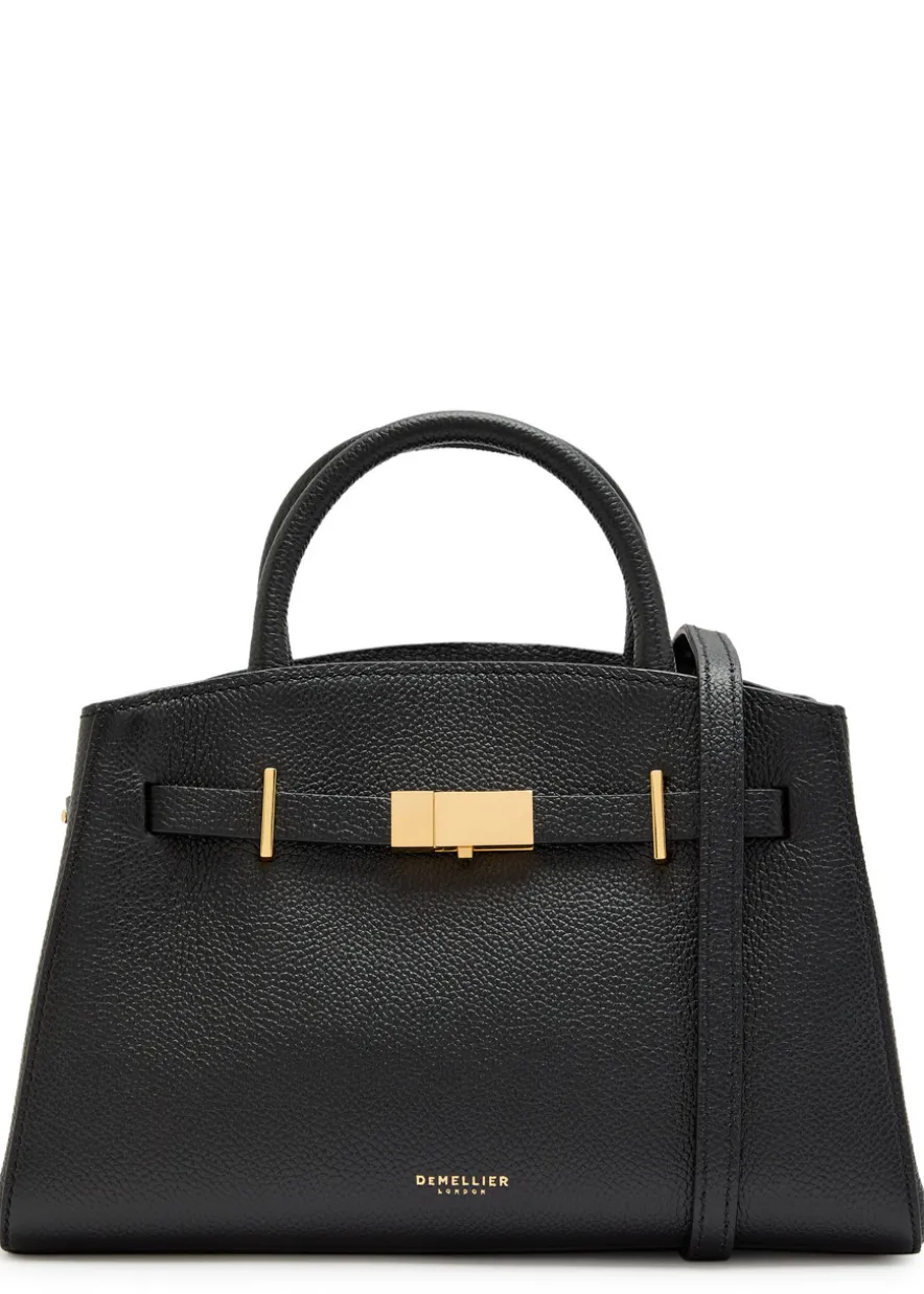 The Small Hudson grained leather top handle bag