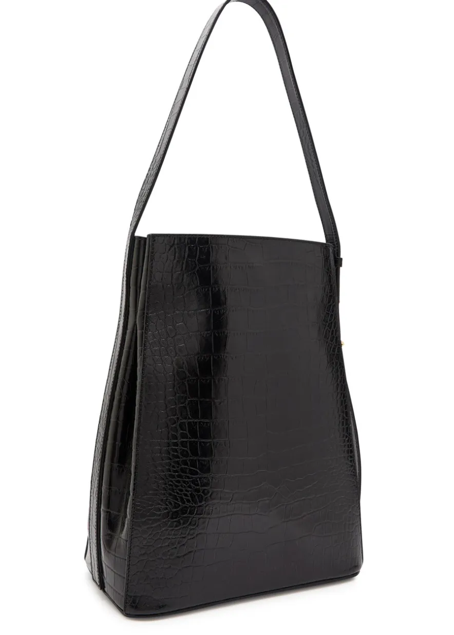 The Somalia crocodile-embossed leather tote
