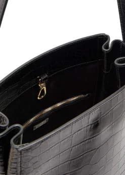 The Somalia crocodile-embossed leather tote
