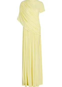 The Sparrow draped stretch-jersey gown