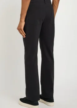 The Straight jersey trousers