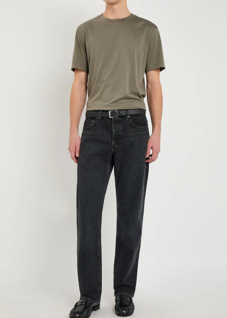 The Straight-leg denim jeans