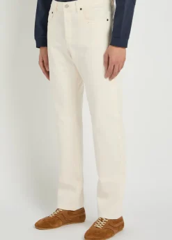 The Straight-leg denim jeans