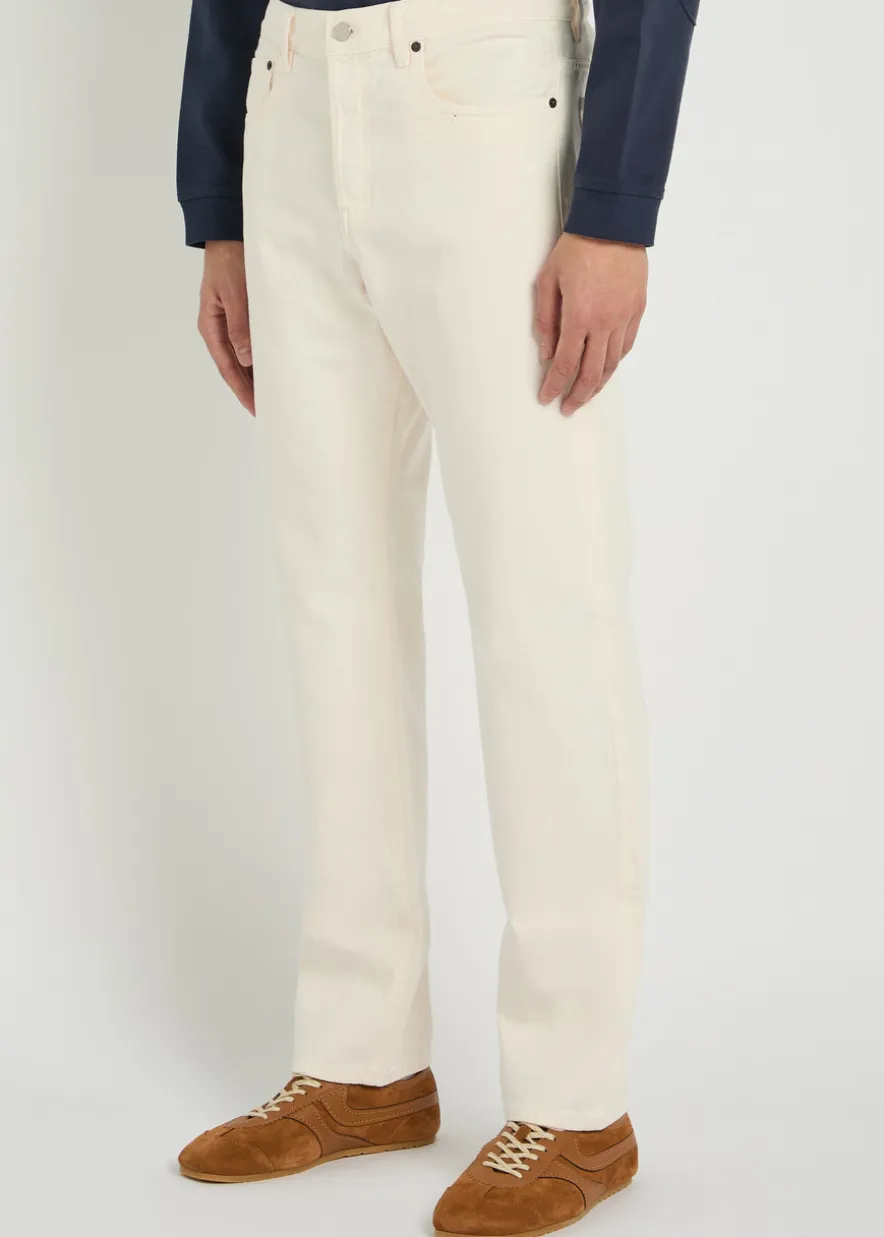 The Straight-leg denim jeans