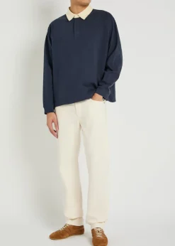 The Straight-leg denim jeans