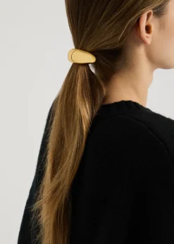 The Thea 18kt gold-plated hair tie