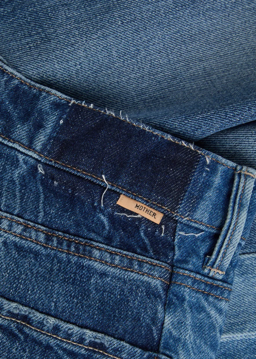 The Tux Sidestepper Sneak Fray wide-leg jeans