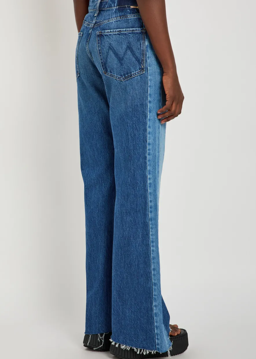 The Tux Sidestepper Sneak Fray wide-leg jeans