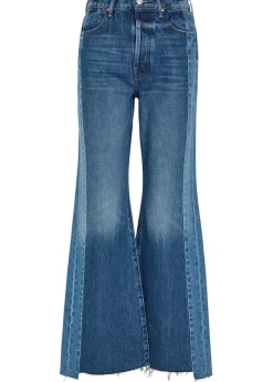 The Tux Sidestepper Sneak Fray wide-leg jeans