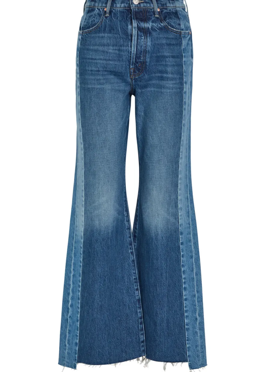 The Tux Sidestepper Sneak Fray wide-leg jeans