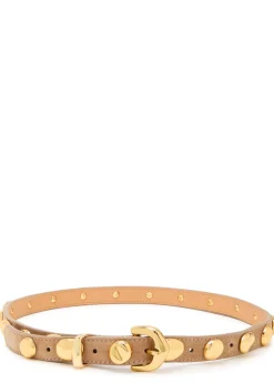 The Vaal studded leather belt