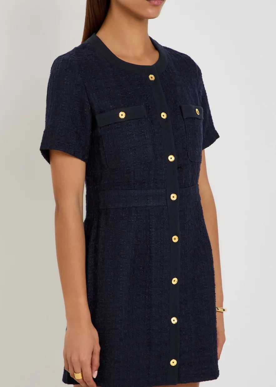 The Vera tailored bouclé mini dress