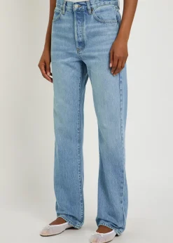 The Vertical straight-leg jeans