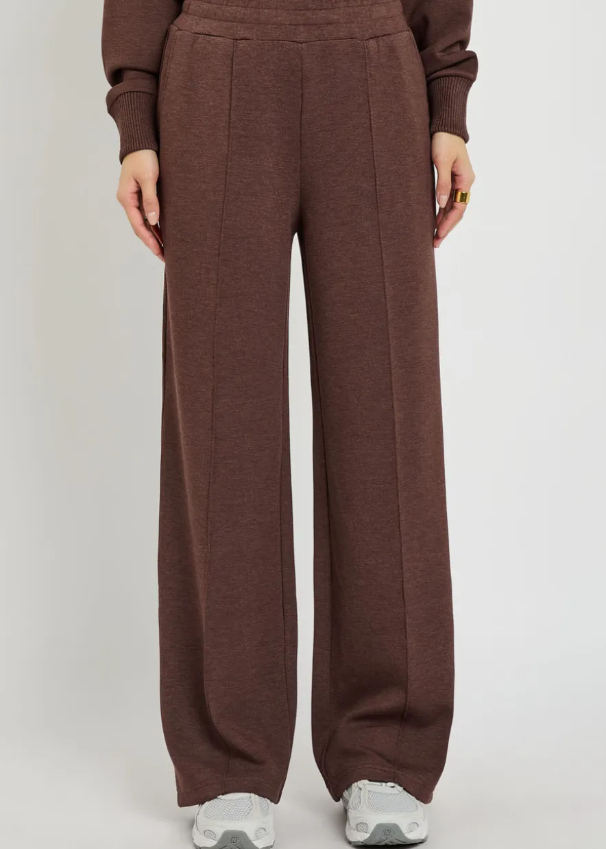 The Wide Leg 30 pintuck jersey sweatpants