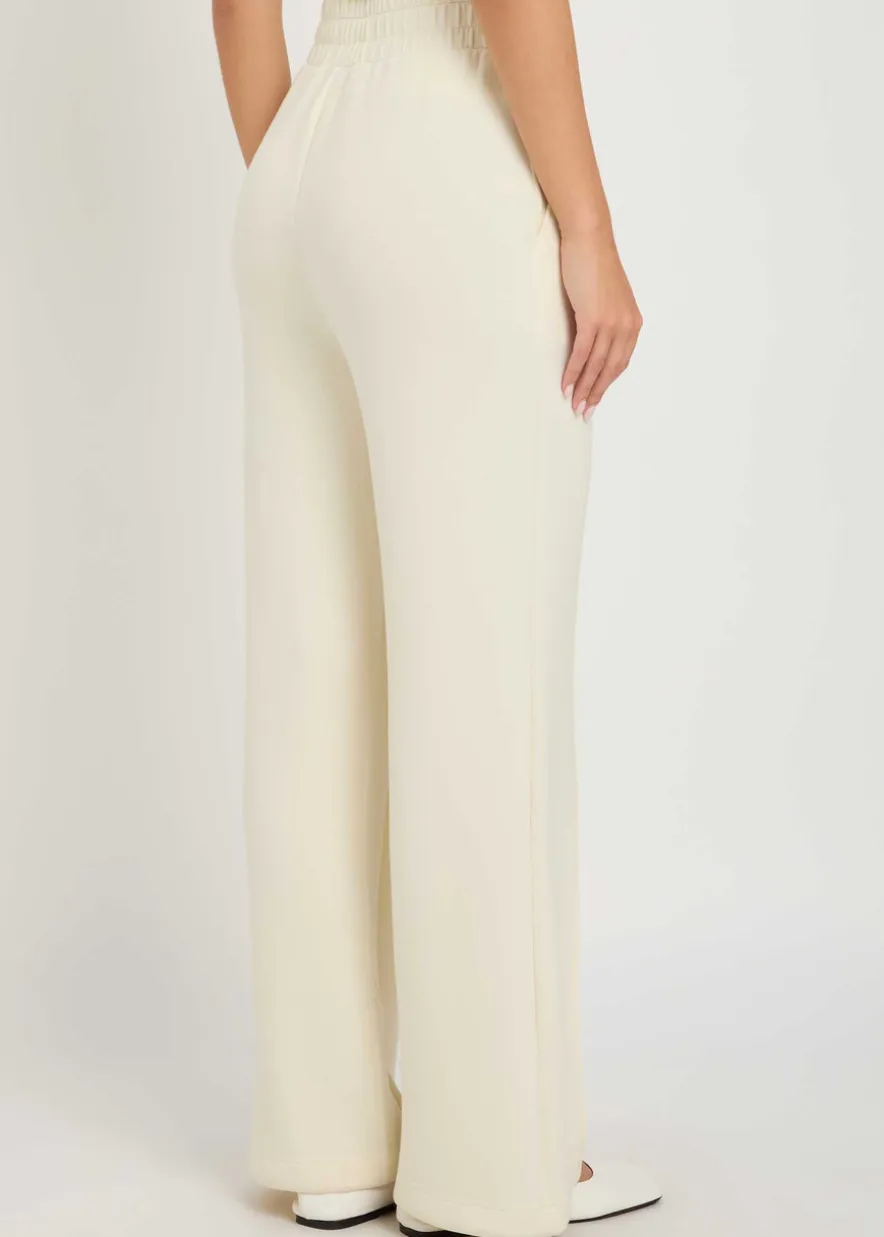 The Wide Leg 30 pintuck jersey sweatpants