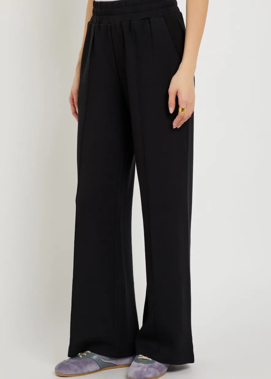 The Wide Leg 30 stretch-jersey sweatpants
