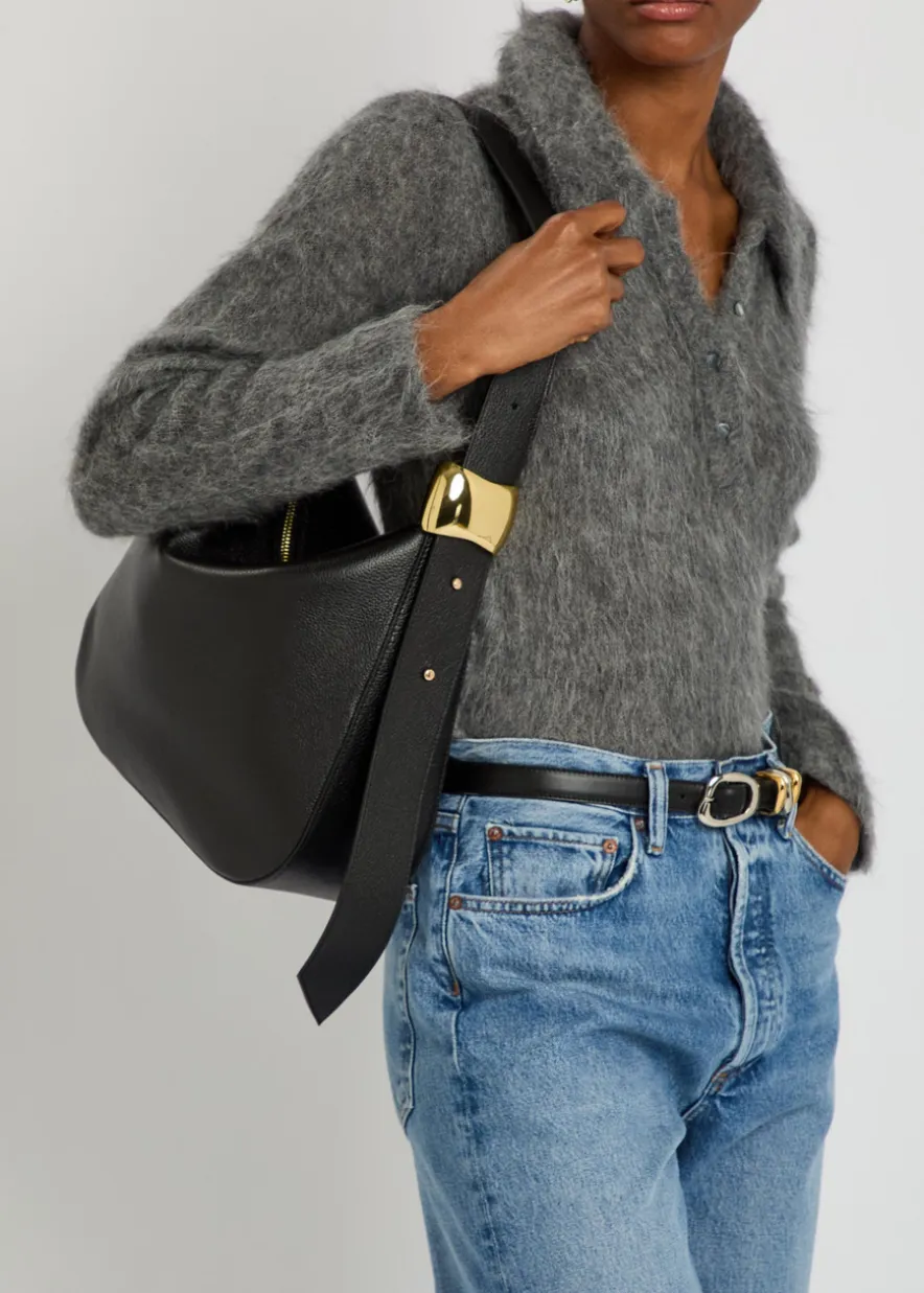 The Zambia grained leather shoulder bag