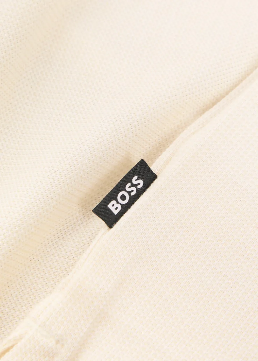 Thompson striped-trim piqué cotton T-shirt