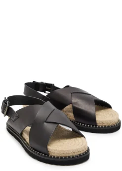 Tiago leather espadrille sandals