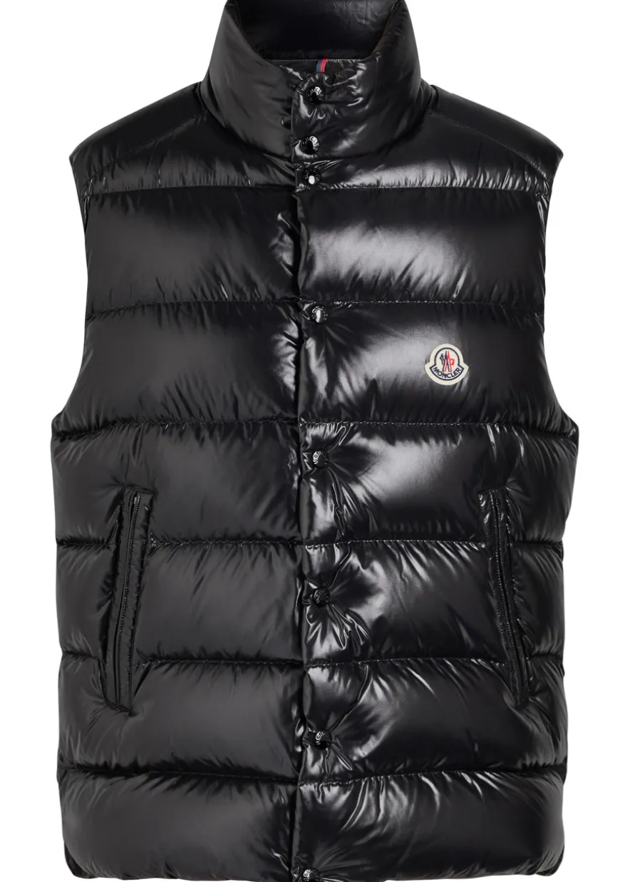 Tibb quilted glossed-shell gilet