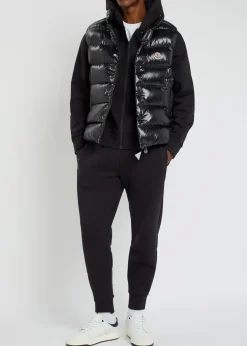 Tibb quilted glossed-shell gilet