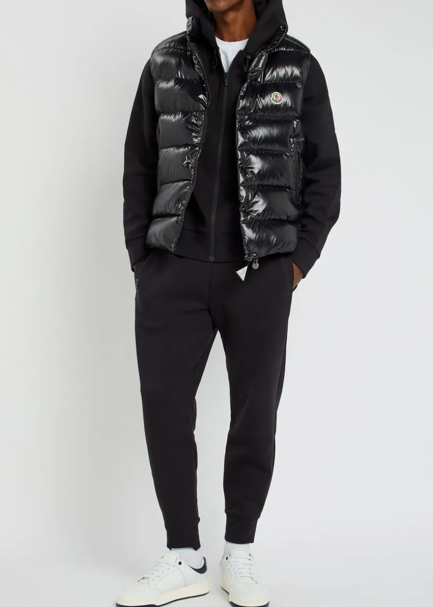 Tibb quilted glossed-shell gilet