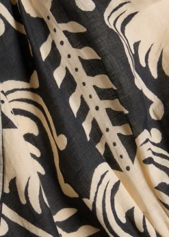 Tide Strength patterned linen mini dress