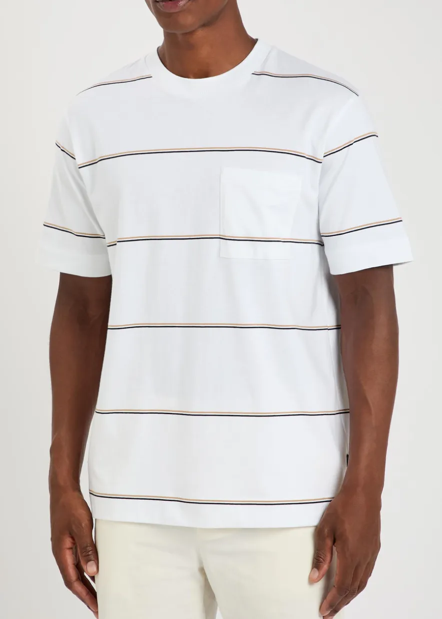 Tigerman striped cotton T-shirt