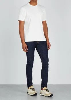Tight Terry indigo skinny jeans