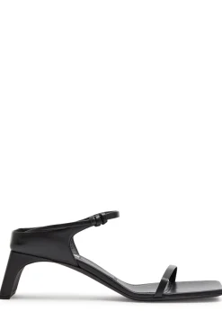 Tilda 55 grained leather mules