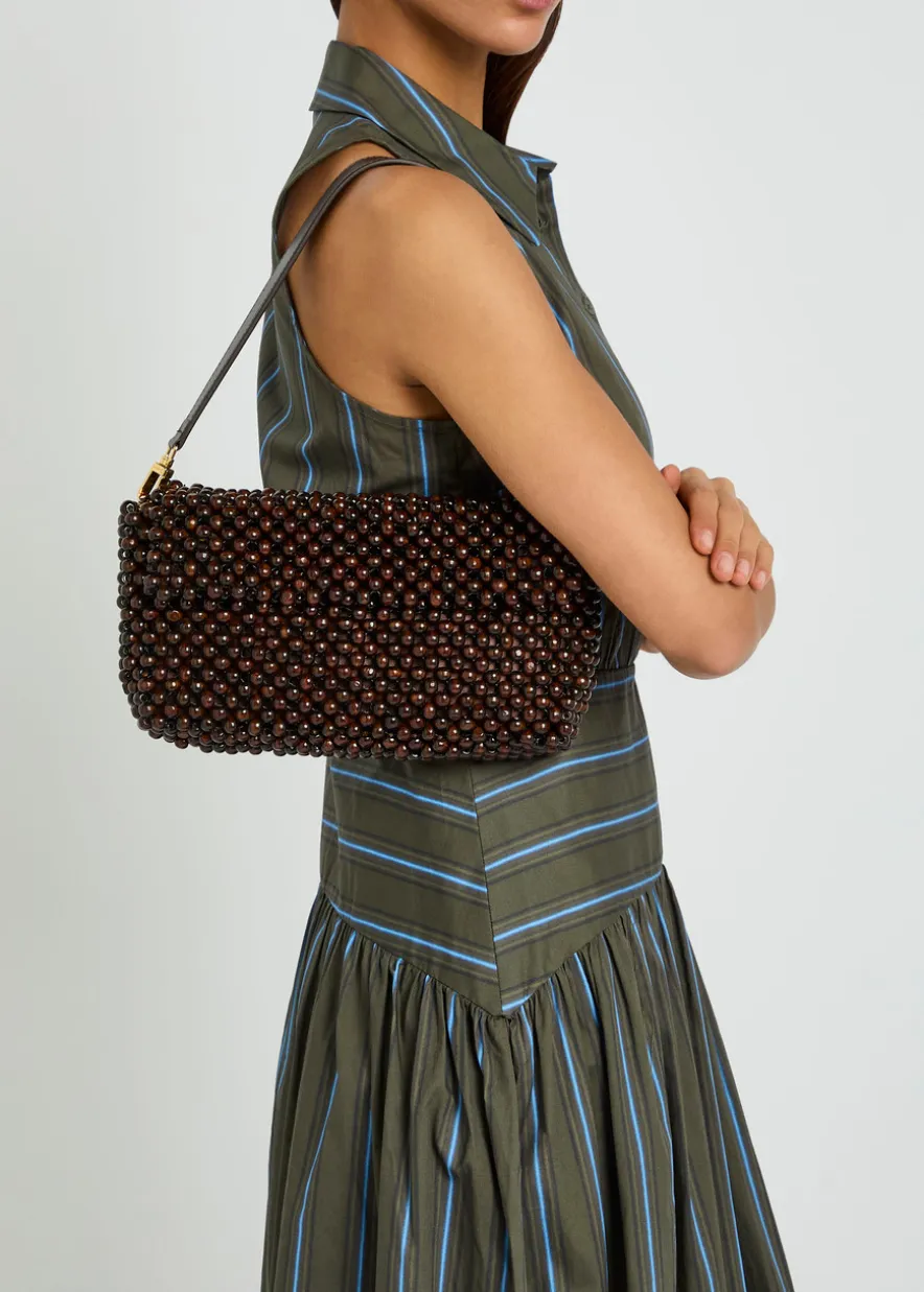 Timmy beaded shoulder bag