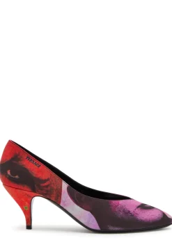 Tina 65 printed faille pumps